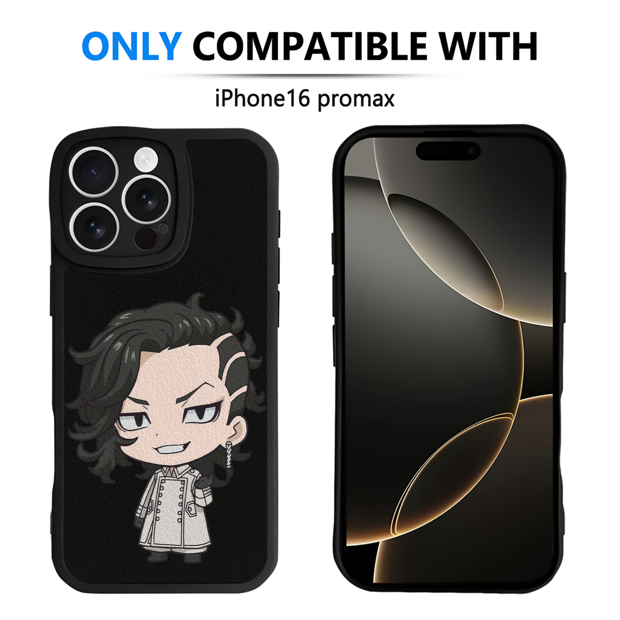 （画像用） 東京リベンジャーズ Tokyo Revengers 【iPhone 16シリーズ対応】シリコンスマホケース（レザー調） 材質：シリコン